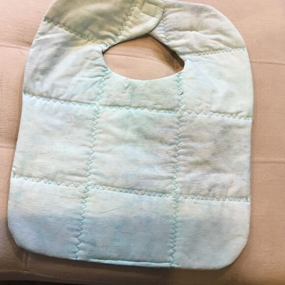3/$25 or $12 ea.  NWT Hand Crafted Reversible Quilted Baby Bib - Picture 2 of 6